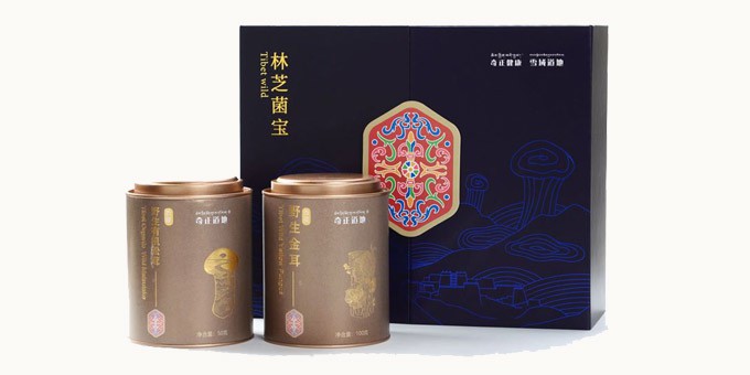 林芝菌寶——有機松茸、金耳禮盒